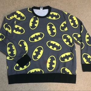Batman Logo Sweatshirt Crew Size XL